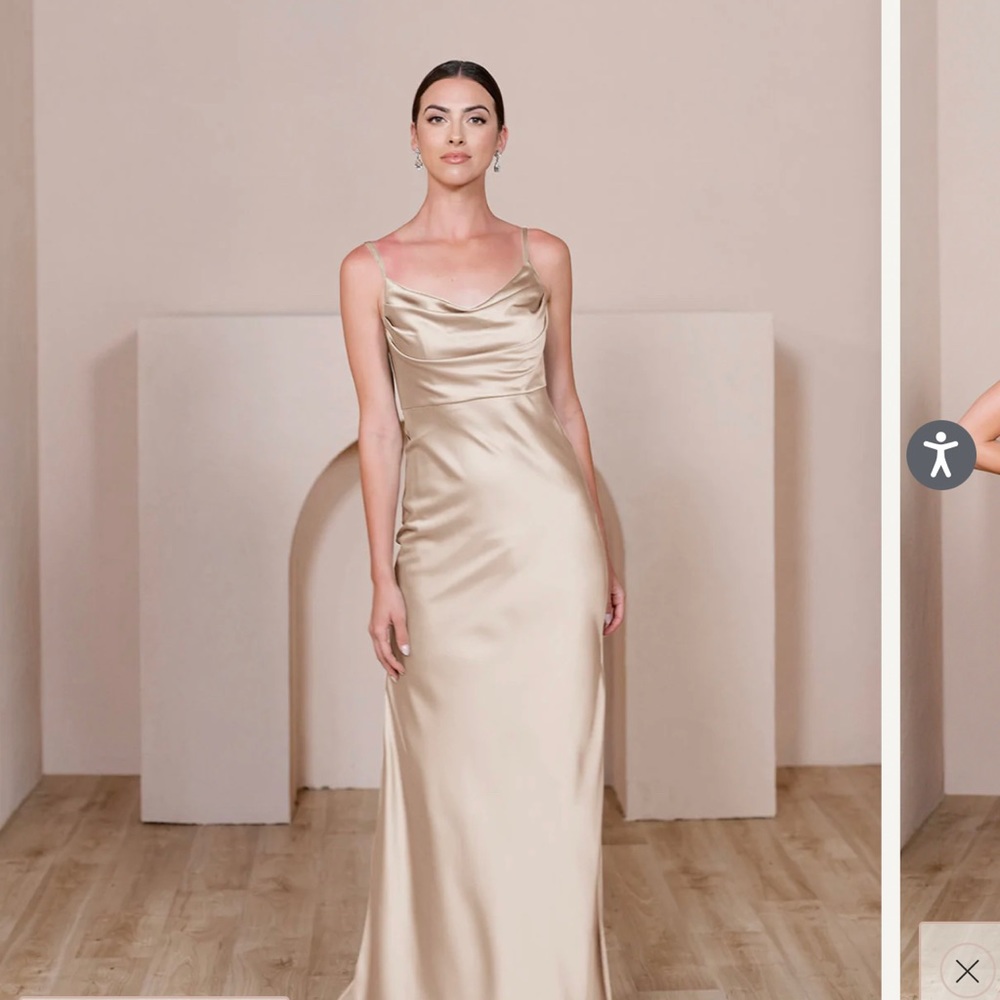 Revelry Satin Gown